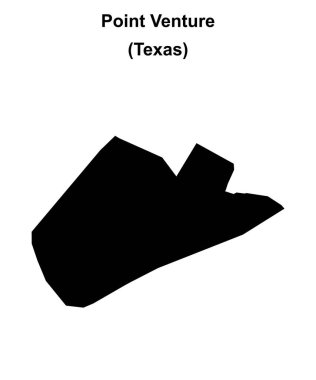 Point Venture (Texas) boş ana hat haritası
