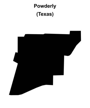 Toz (Texas) boş ana hat haritası
