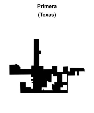 Primera (Texas) boş ana hat haritası