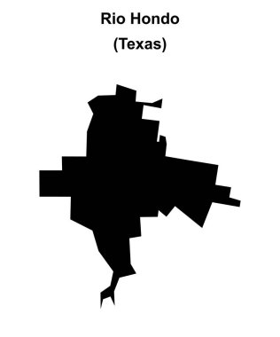 Rio Hondo (Texas) boş ana hat haritası