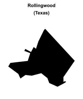 Rollingwood (Texas) boş ana hat haritası