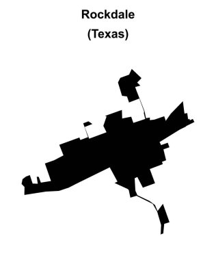 Rockdale (Texas) boş ana hat haritası