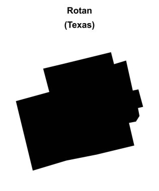 Rotan (Texas) boş ana hat haritası