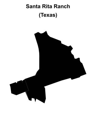 Santa Rita Çiftliği (Texas) boş ana hat haritası
