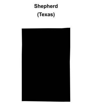 Shepherd (Texas) boş ana hat haritası