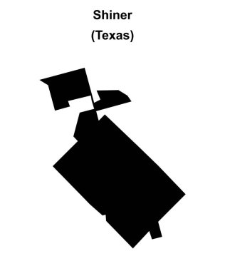 Parlatıcı (Texas) boş dış hat haritası