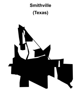 Smithville (Texas) boş ana hat haritası
