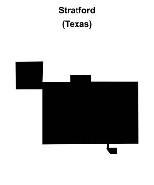 Stratford (Texas) boş ana hat haritası