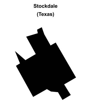 Stockdale (Texas) boş ana hat haritası