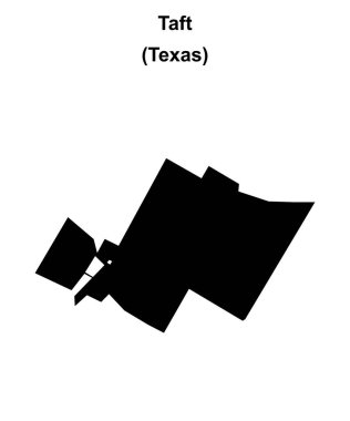Taft (Texas) boş ana hat haritası