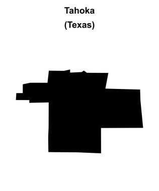 Tahoka (Texas) boş ana hat haritası