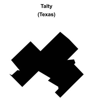 Talty (Texas) boş ana hat haritası