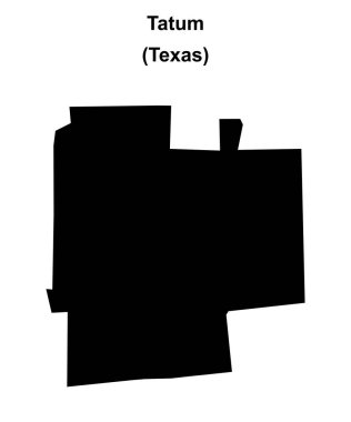 Tatum (Texas) boş ana hat haritası