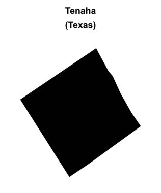 Tenaha (Texas) boş ana hat haritası