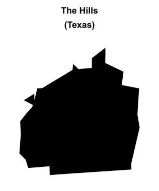 The Hills (Texas) boş ana hat haritası