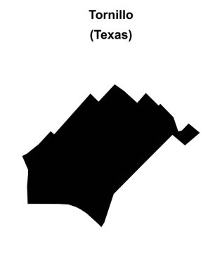 Tornillo (Texas) boş ana hat haritası