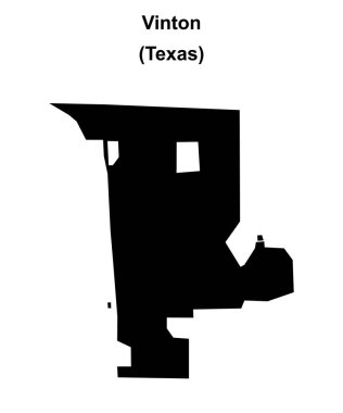 Vinton (Texas) boş ana hat haritası