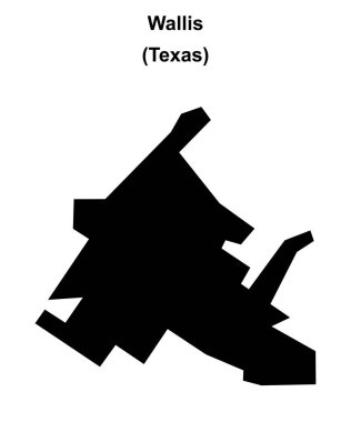 Wallis (Texas) boş ana hat haritası