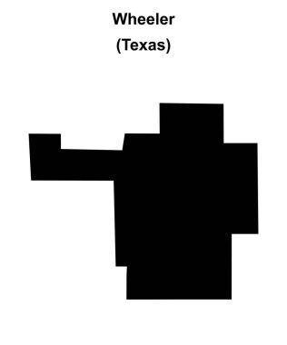 Wheeler (Texas) boş ana hat haritası