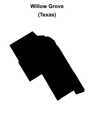 Willow Grove (Texas) boş ana hat haritası