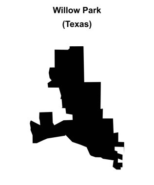Willow Park (Texas) boş ana hat haritası