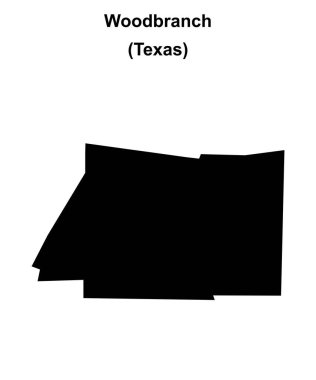 Tahta Dalı (Texas) boş ana hat haritası