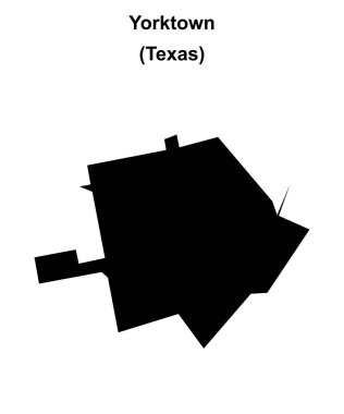 Yorktown (Texas) boş ana hat haritası