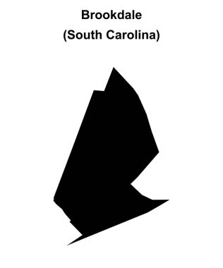 Brookdale (Güney Carolina) boş ana hat haritası
