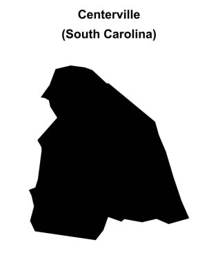 Centerville (Güney Carolina) boş ana hat haritası