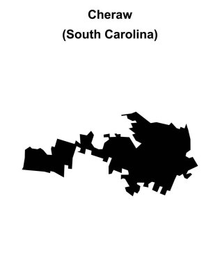 Cheraw (Güney Carolina) boş ana hat haritası