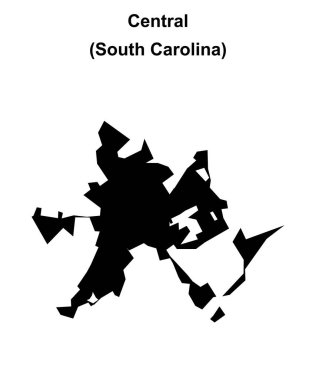Merkez (Güney Carolina) boş ana hat haritası