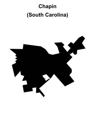 Chapin (Güney Carolina) boş ana hat haritası