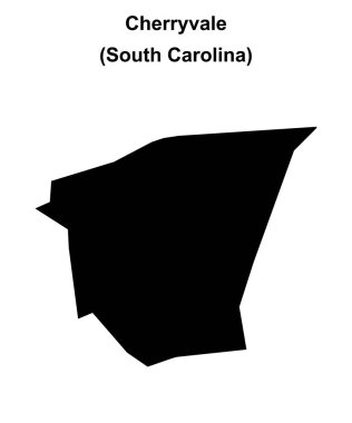 Cherryvale (Güney Carolina) boş ana hat haritası