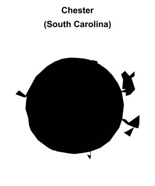 Chester (Güney Carolina) boş ana hat haritası