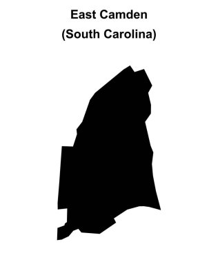 Doğu Camden (Güney Carolina) boş ana hat haritası
