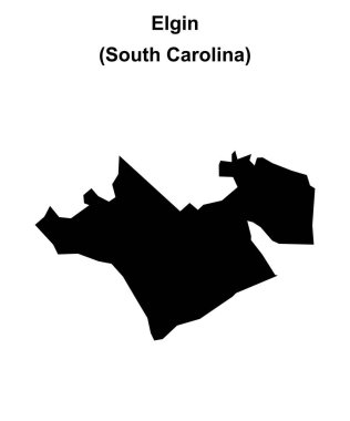 Elgin (Güney Carolina) boş ana hat haritası