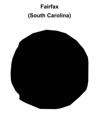 Fairfax (Güney Carolina) boş ana hat haritası