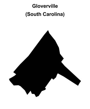 Gloverville (Güney Carolina) boş ana hat haritası