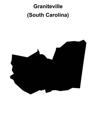 Graniteville (Güney Carolina) boş ana hat haritası