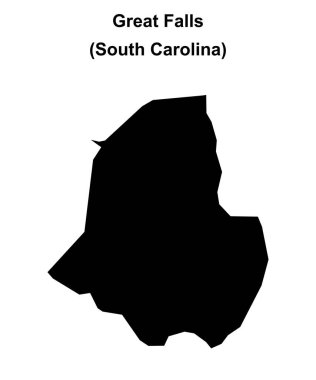 Great Falls (Güney Carolina) boş ana hat haritası