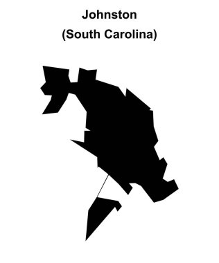 Johnston (Güney Carolina) boş ana hat haritası