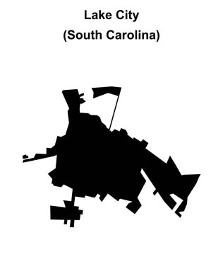 Lake City (Güney Carolina) boş ana hat haritası