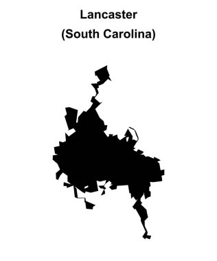 Lancaster (Güney Carolina) boş ana hat haritası