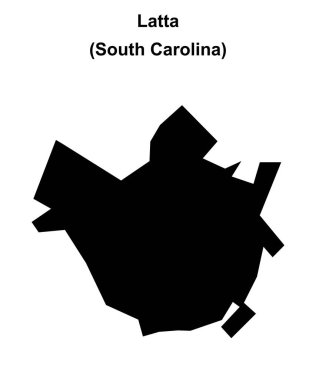 Latta (Güney Carolina) boş ana hat haritası