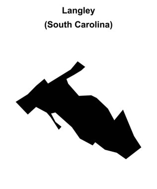 Langley (Güney Carolina) boş ana hat haritası