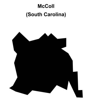 McColl (Güney Carolina) boş ana hat haritası