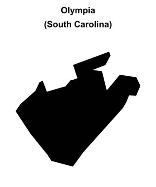 Olympia (Güney Carolina) boş ana hat haritası