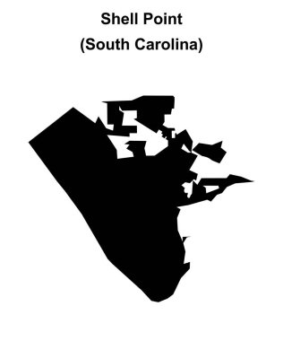Shell Point (Güney Carolina) boş ana hat haritası