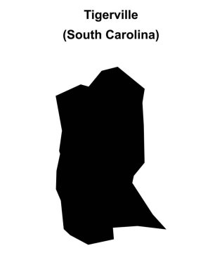 Tigerville (Güney Carolina) boş ana hat haritası