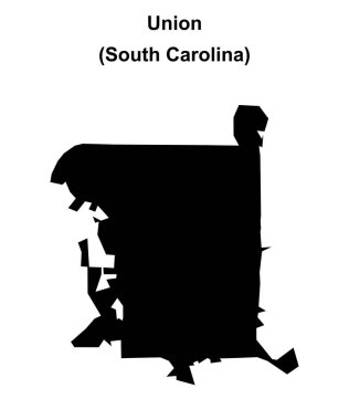 Birlik (Güney Carolina) boş ana hat haritası